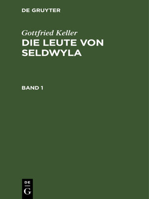 cover image of Gottfried Keller